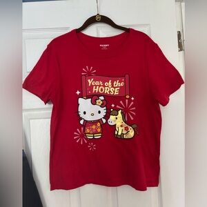 NWOT Hello Kitty Lunar New Year t shirt